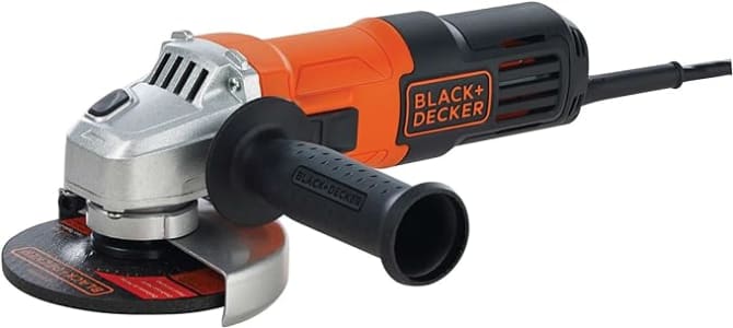 Black Decker Esmerilhadeira Angular 4.1/2", Potente e Versátil, Ferramenta Ideal para Trabalhos de Corte e Desbaste, Potência 650W, Modelo G650, 220V