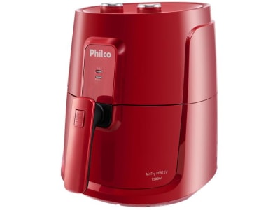 Fritadeira Elétrica Sem Óleo/Air Fryer Philco - PFR15V Vermelha 3,2L Com Timer