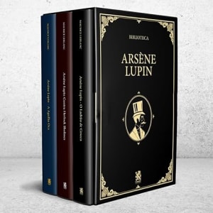 Box com 3 Livros Biblioteca Arsène Lupin Volume 01- Maurice Leblanc