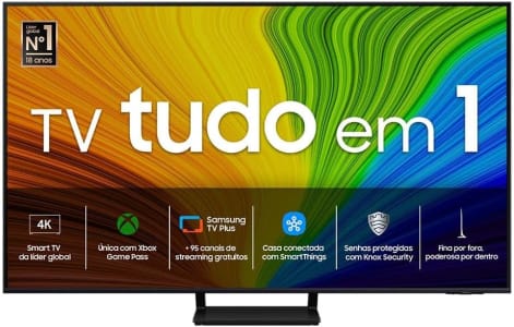 Smart TV Samsung 65" QLED 4K 65Q70D Tecnologia de Pontos Quânticos Upscaling 4K AI Painel até 120Hz