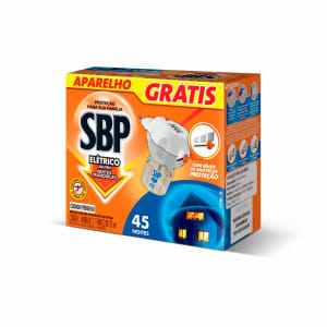 SBP Elétrico Líquido 45 Noites Aparelho e Refil, 35 ml