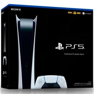 Console PlayStation 5 Digital Edition Branco + Controle Sem Fio Dualsense Branco - Sony - Magazine Ofertaesperta