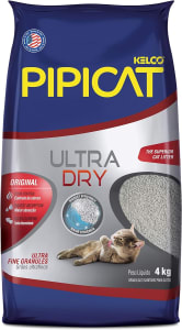 Pipicat Areia Higiênica Ultra Dry 4 kg