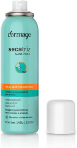 Dermage Spray Corporal Antiacne Secatriz Acne Free 150ml