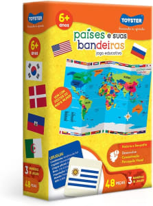 Países E Suas Bandeiras - Jogo Educativo - Toyster Brinquedos