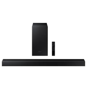 Soundbar Samsung HW-T450 200W com 2.1 Canais Potência de 200W Bluetooth e Subwoofer Sem Fio - HW-T450/ZD