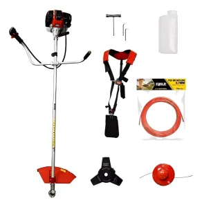 Roçadeira Gasolina Toyama Rt52l 2hp 52cc Kit Fio De Nylon