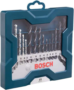 Jogo brocas Alvenaria/Metal/Madeira Bosch Mini X-line