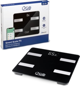 Balança Corporal Inteligente Bioimpedância Bluetooth Smart Scale Fit Preto I2GO - I2GO Home