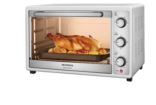 MONDIAL Forno Elétrico 52L Grand Family II, Branco/Inox, 1800W, 220V - FRN-52-W