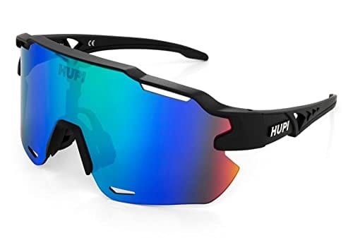 Óculos de Sol Hupi Quiriri Preto - Lente Verde Espelhado
