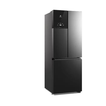 Geladeira Electrolux Frost Free Inverter 480L Efficient AutoSense 3 Portas Black Inox Look (IM7B) 220V
