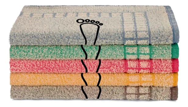 Kit 05 Tapete P/ Banheiro Felpudo 45x70cm 100%algodão Oferta