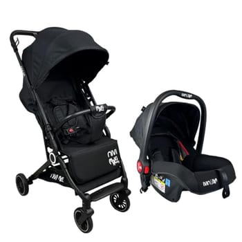 Carrinho de Passeio C/Bebê Conforto TS NIVI Maxi Baby (Preto)