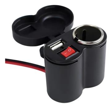 Carregador De Celular Para Moto Usb Tomada Guidão