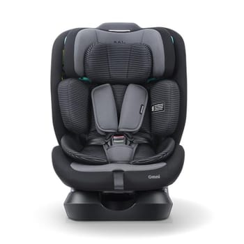 Cadeirinha Infantil para Carro Omni 0-36Kg (40-150cm) Preto e Cinza Multikids - BB712