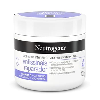 Neutrogena Hidratante Facial Antissinais Reparado Face Care Intensive, 100g