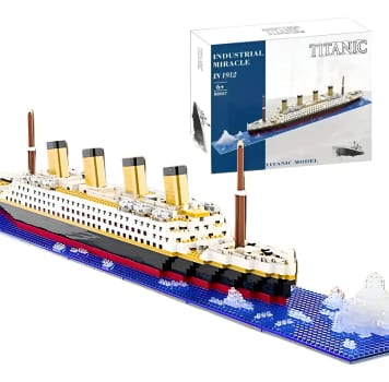 Blocos De Montar Realistas Cruzeiro Rms Titanic C/ 1878 Pçs