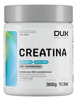 Creatina Dux Nutrition 300g Monohidratada 100% Pura Sem Sabor