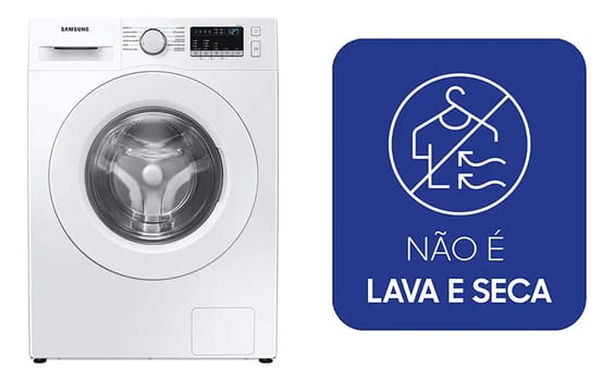 Lavadora Digital Inverter Samsung Ww11t Branca 11kg Cor Branco