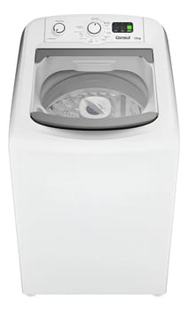 Máquina De Lavar Branca Consul 12kg Com Dosagem Econômica E Cor Branco 110v