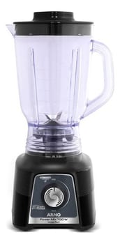 [Regional] Liquidificador Arno Powermix 700W LQ35, Preto, com 4 Lâminas Zelkrom, Tecnologia Limpa Fácil e Controle de Velocidade Comfort Control, 110V