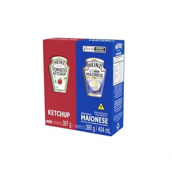 Heinz Pack Ketchup 397G + Maionese 390G
