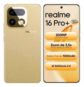 Smartphone Celular Realme 16 Pro+ 512gb 12gb Ram (+ 14 virtual ram boost) 5g Dual Sim, Câmera Lumacolor 200 Mp, SnapDragon 7 Gen4 Rocket, 7000mah