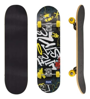 Skate Montado Completo Infantil Semi Profissional Ate 50kg