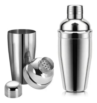 Coqueteleira Inox 500ml Para Drinks Bartender Profissional