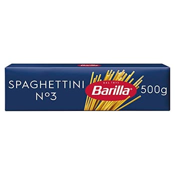 Barilla N.3 - Spaghettini, Macarrão, Grano Duro, 500g