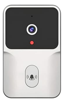 Campainha Inteligente Wi-Fi Câmera 480P Áudio 2 Vias Visão Noturna