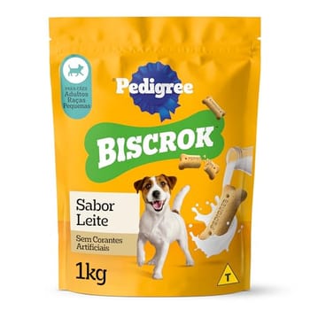 Biscoito Pedigree Biscrok Para Cães Adultos Raças Pequenas, 1 kg