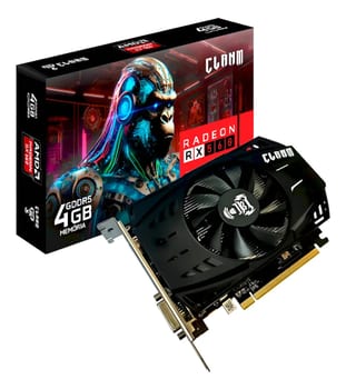 Placa De Video Clanm Amd Radeon Rx560 4gb Gddr5 128bit Hdmi Dvi Dp