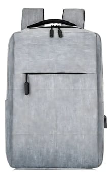 Mochila Executiva Impermeável 25l Masculina Cor Petro Cor Cinza Desenho Do Tecido Liso
