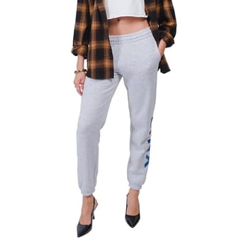 Ultra Game Calça de moletom feminina WNBA Official Velvet Plush Jogger