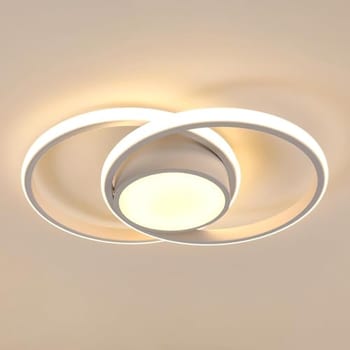 BEMMY Luminária de Teto, Lustre Redondo, Quarto, Cozinha, Sala de Estar, Decoração, Luz de Teto Regulável, Lustre de iluminação tricolor 85-265V