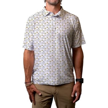 Blue 84 Camisa polo masculina de manga curta oficialmente licenciada pela NBA, branca