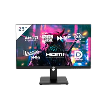 Haiz Monitor Gamer 25'' 144hz 0.5ms 1920x1080 Adaptative Sync FHD HDMI/DP IPS VESA