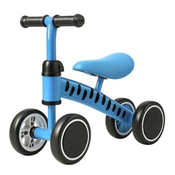 Bicicleta de Equilibrio Andador Infantil sem Pedal para Crianças (Azul)