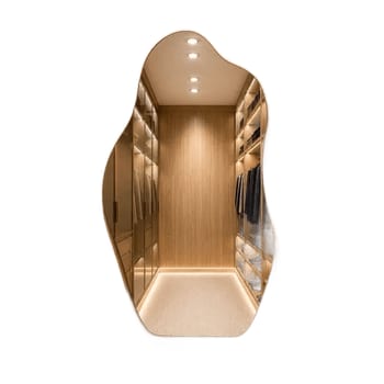 Espelho Ravenna 100x50cm Corpo Inteiro Grande Moderno Luxo Suporte