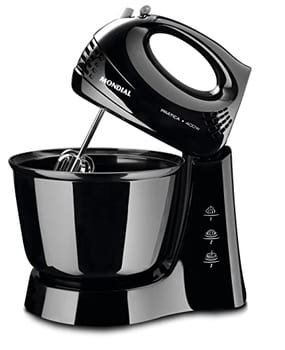 MONDIAL Batedeira Prática, Preto, 400W, 110V - B-44-B