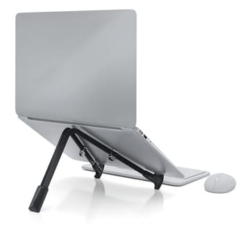 Suporte para Notebook OCTOO LiteStand Note, Dobrável, Portátil e Pronto para Usar, Compatível com Notebooks de até 15,6" - Preto