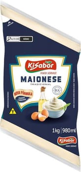 KiSabor Maionese Tradicional Kisabor 1 Kilo