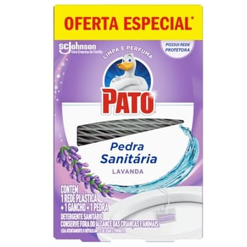 Pato Pedra Sanitaria Lavanda Desodorizador Sanitário, Limpeza Banheiro, 25g