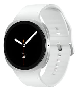 Samsung Galaxy Watch8 Smartwatch 40mm Lte, Galaxy Ai Caixa Prata Pulseira Prata Bisel Prata