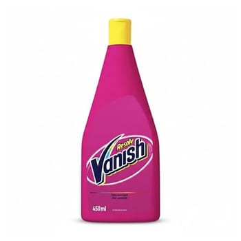 Vanish Resolv Tira Manchas Pré Lavagem para Roupas Coloridas 450ml. Pré Tratamento,Sem Cloro,Líquido,Remove As Manchas Sem Danificar O Tecido