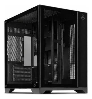 Gabinete Gamer Aquario Mancer Cv100, Mid-tower, Lat De Vidro Preto