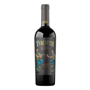 Vinho Tinto Argentino Pirueta Reserva Malbec 2020 750ml