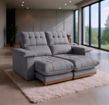 Sofa 2 Lugares 2 Metros Retrátil